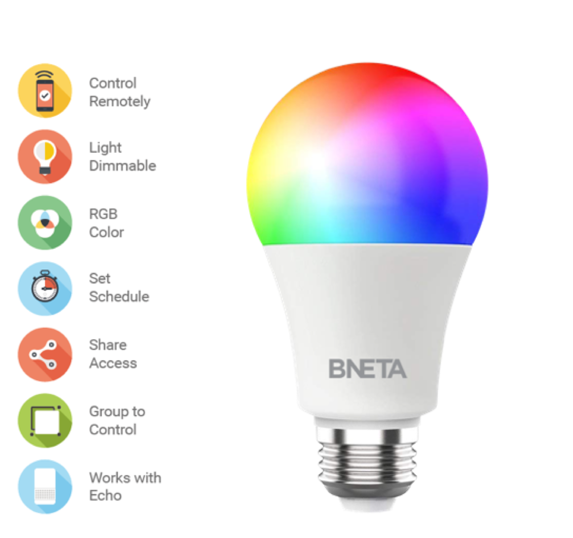 BNETA IoT Smart WiFi LED Bulb - A60 E27 - BNETA