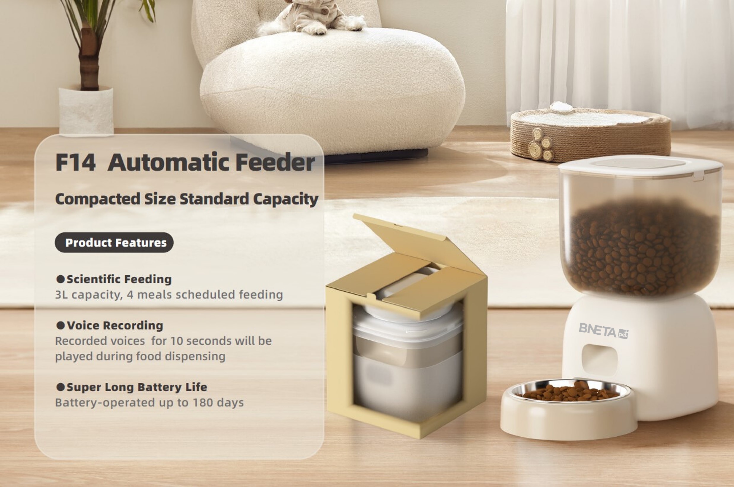 BNETA F14-L Pet Feeder