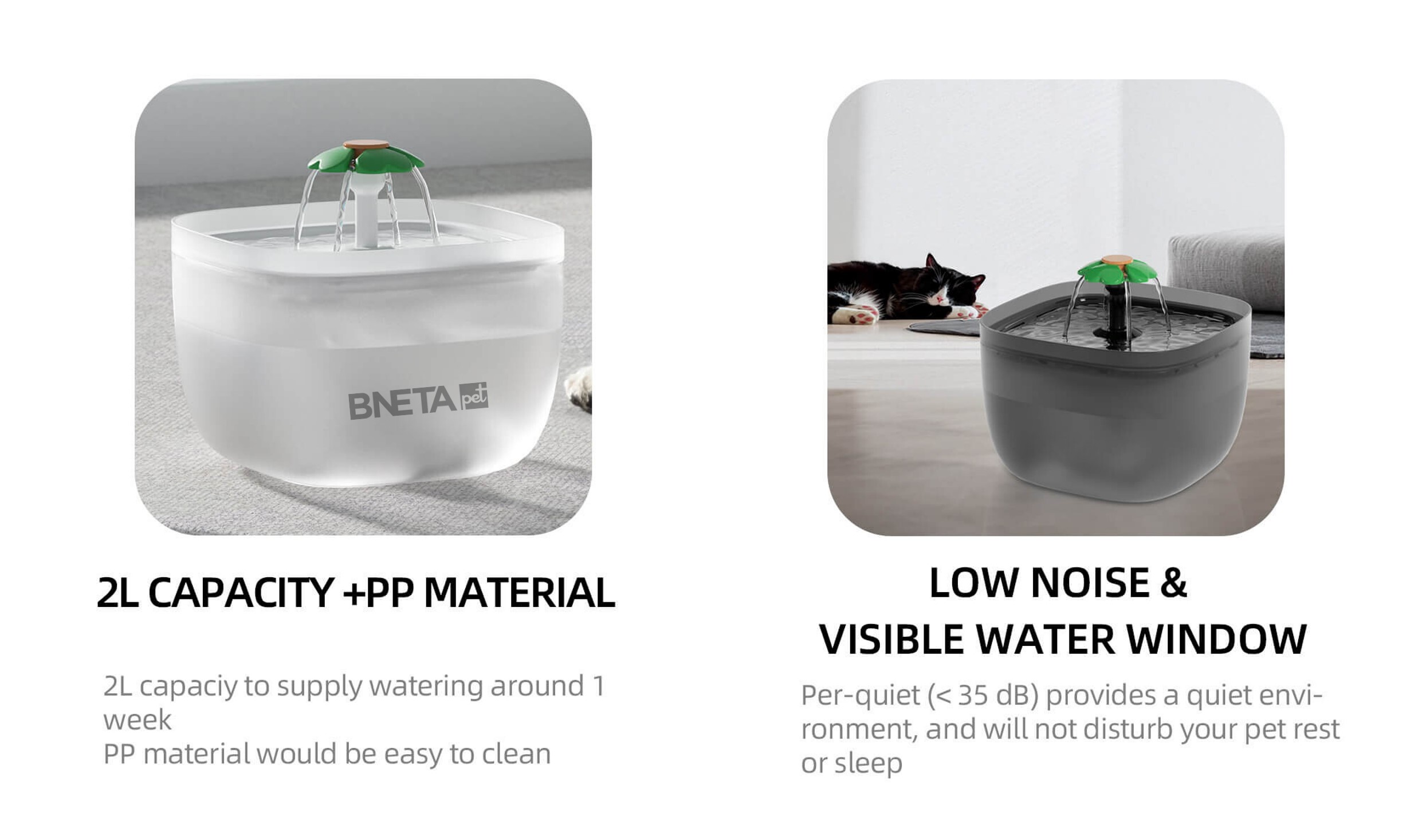 BNETA Pet Water Fountain W7